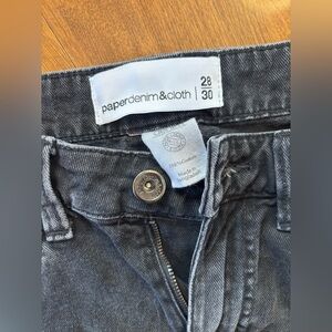 Paper Denim & Cloth Gray Straight Leg Jeans